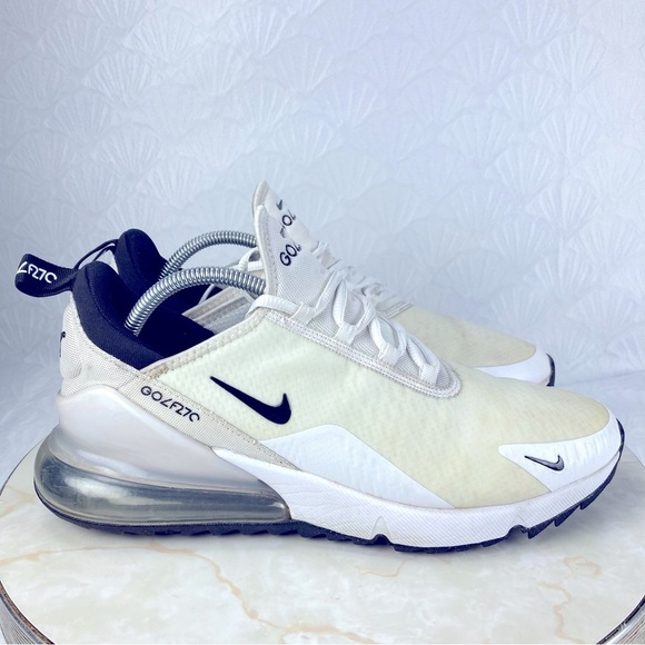 Nike Other - Nike Air Max 270 G Golf Shoes White Black Platinum CK6483-102 Men's (size 10)